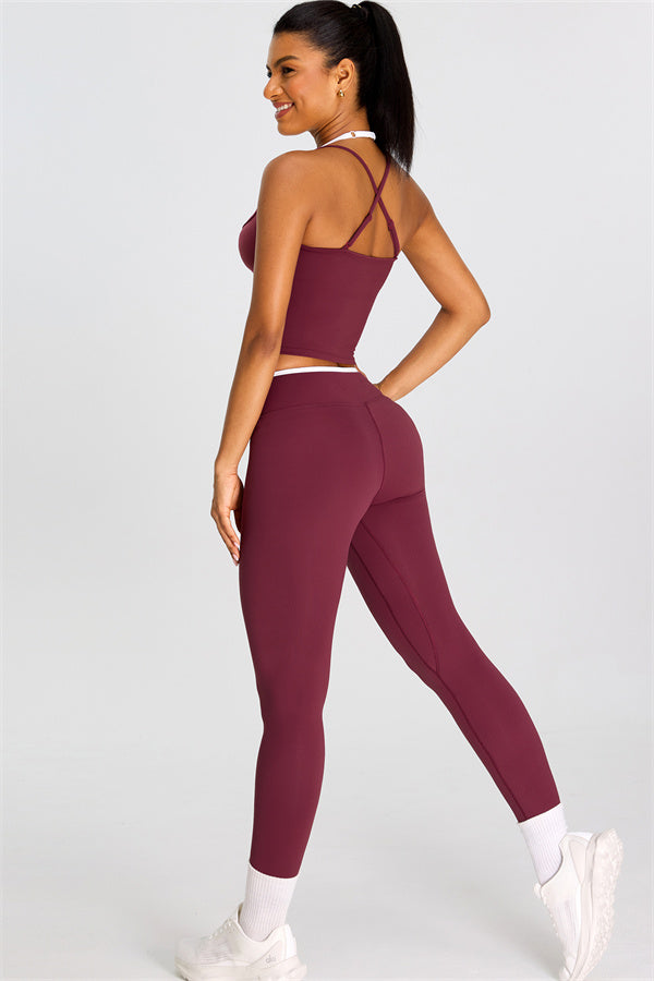 The Dwell Crop Top Leggings 2-Piece Set