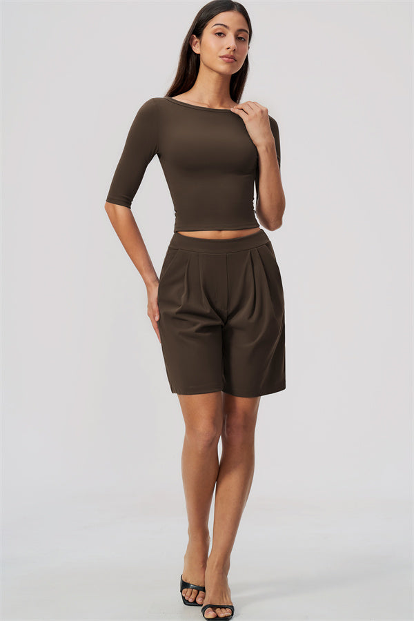 The Flow Motion Half-Sleeve T-Shirt Shorts 2-Piece Set