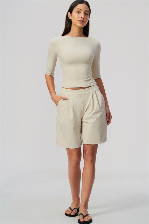 The Flow Motion Half-Sleeve T-Shirt Shorts 2-Piece Set