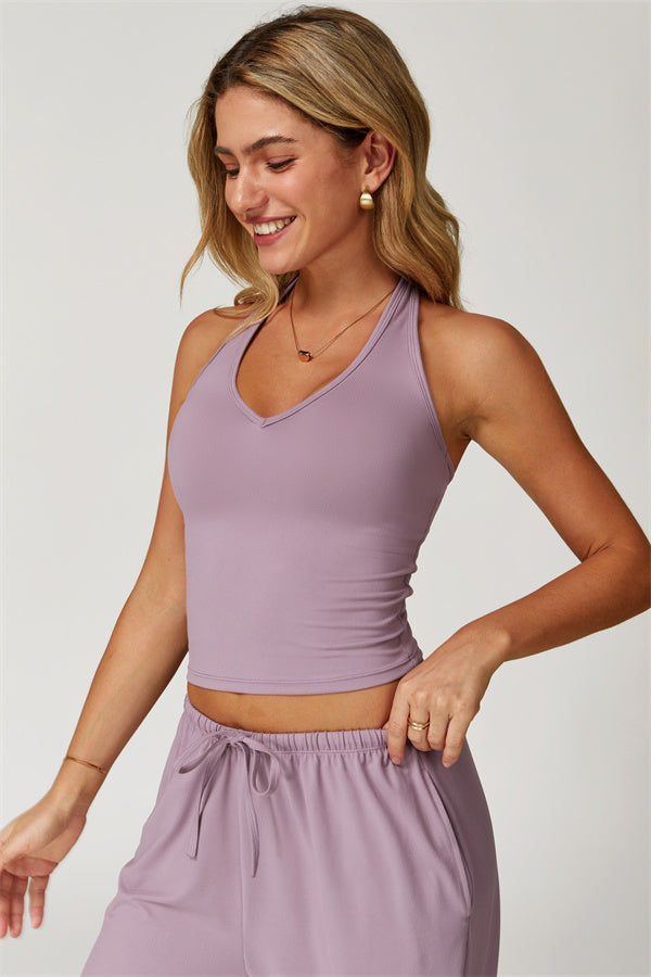 The Sprint Halter Tank Top Sweatpants 2-Piece Set
