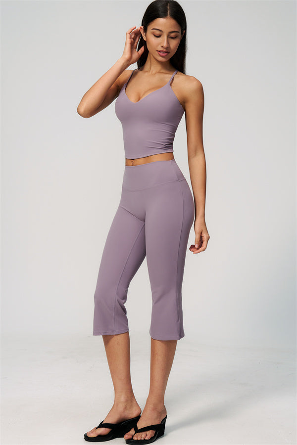 The Zura Tank Top Capri Leggings 2-Piece Set