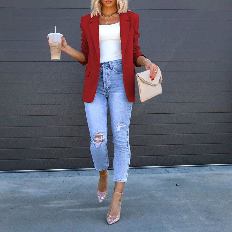 Women’s Open‑Front Casual Blazer