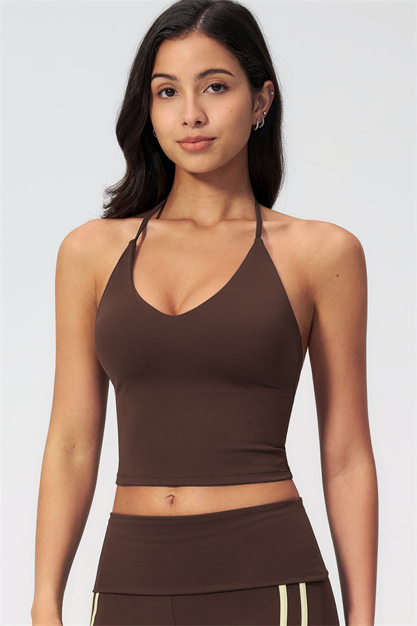 The Evoke Crop Top Straight Leg Pants 2-Piece Set