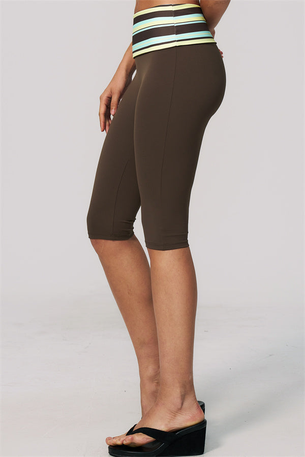 The Enliven Halter Tank Top Capri Leggings 2-Piece Set