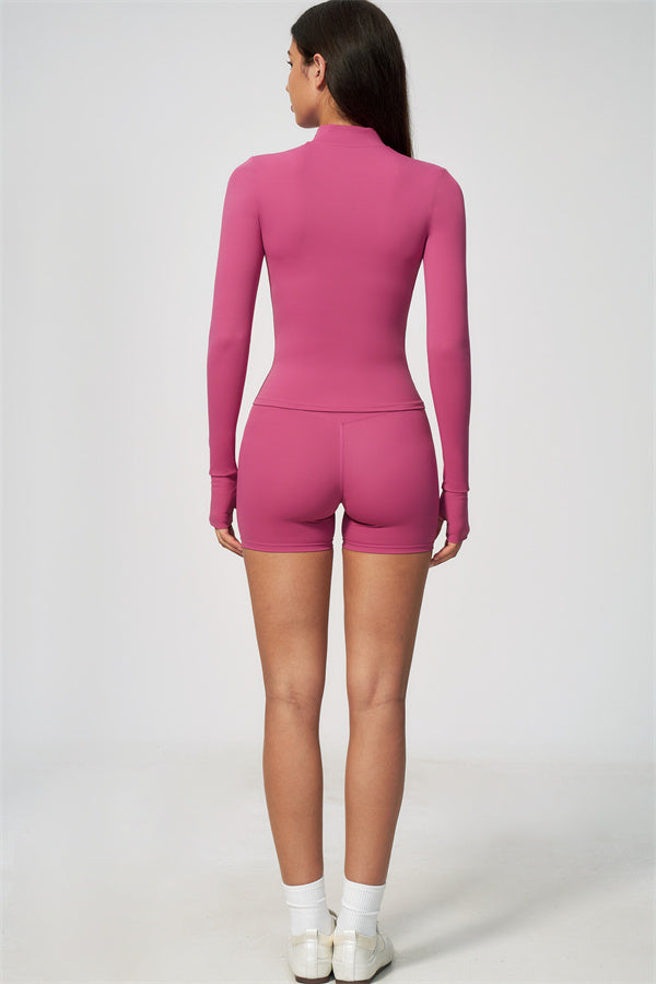 The Seraphine Jacket Sports Bra Shorts 3-Piece Set