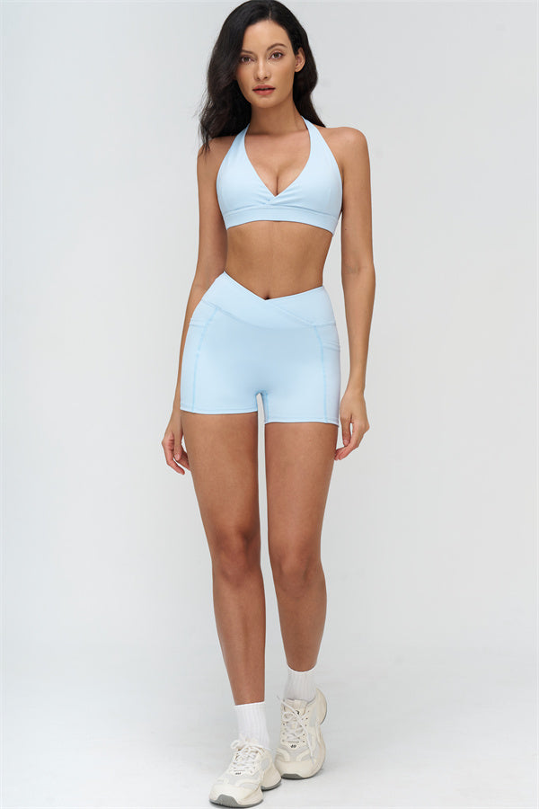 The BoldFit Sports Bra Shorts 2-Piece Set