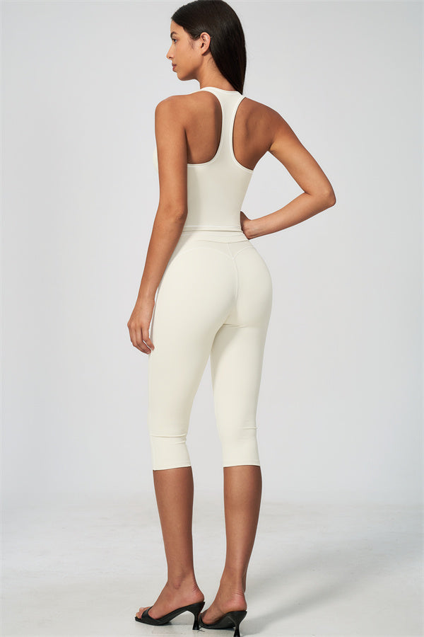 The Amara Tank Top Capri Leggings 2-Piece Set