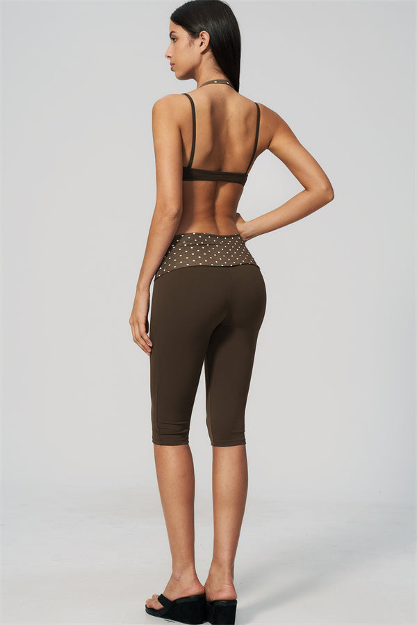 The Enliven Sports Bra Capri Leggings 2-Piece Set