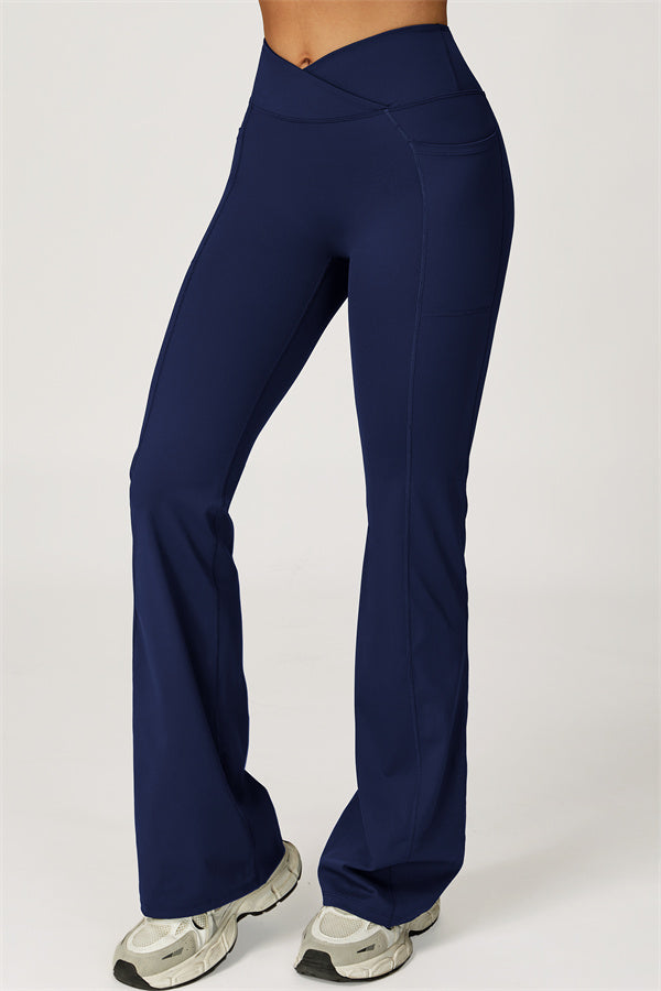 The Glacier Crop Tank Flared Leggings 2-Piece Set