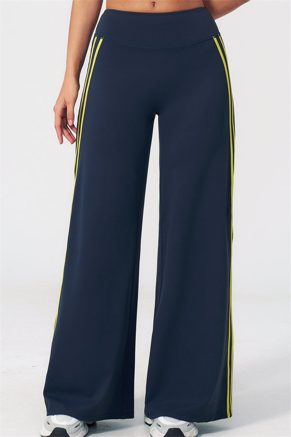 The Evoke Crop Top Straight Leg Pants 2-Piece Set