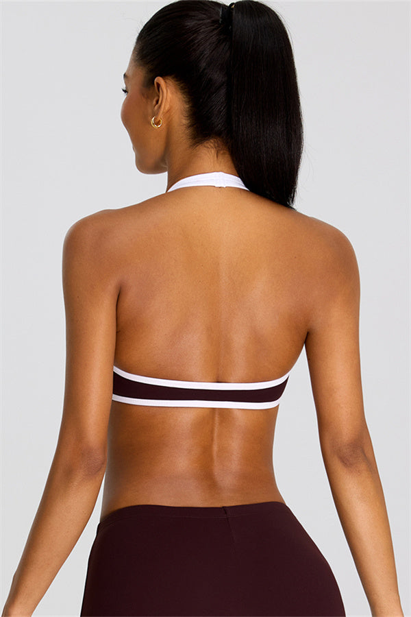 The Mode Sports Bra Flared Leggings 2-Piece Set