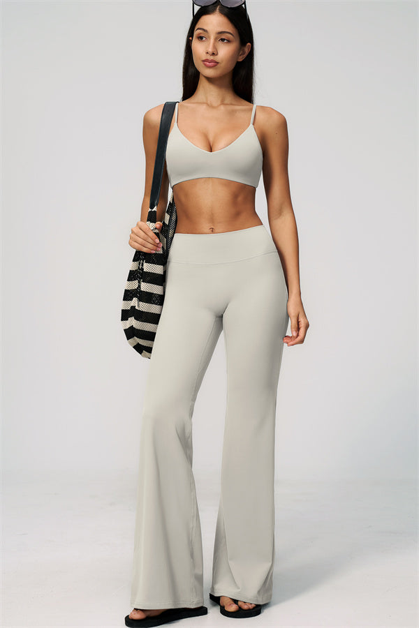 The Zura Sports Bra Flared Leggings 2-Piece Set