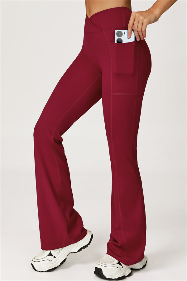 The Glacier Crop Tank Flared Leggings 2-Piece Set