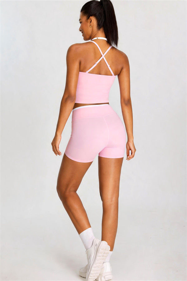The Dwell Crop Top Shorts 2-Piece Set