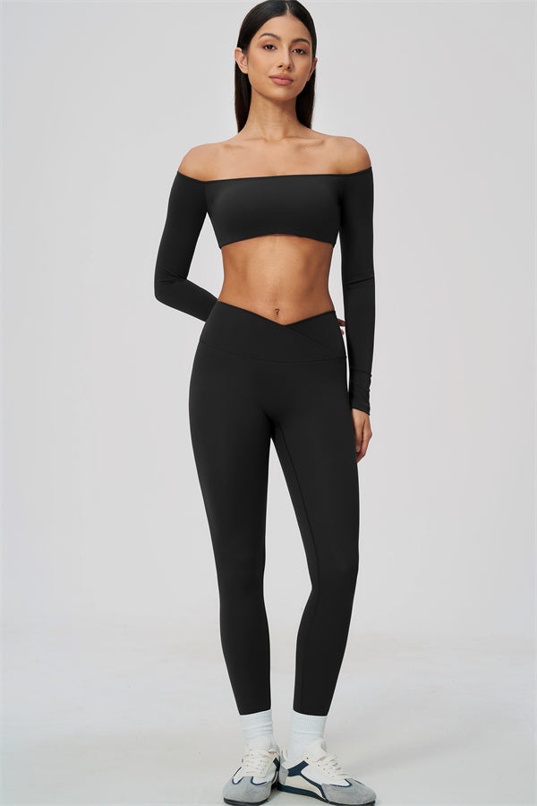 The Soiree Crop Top Leggings 2-Piece Set
