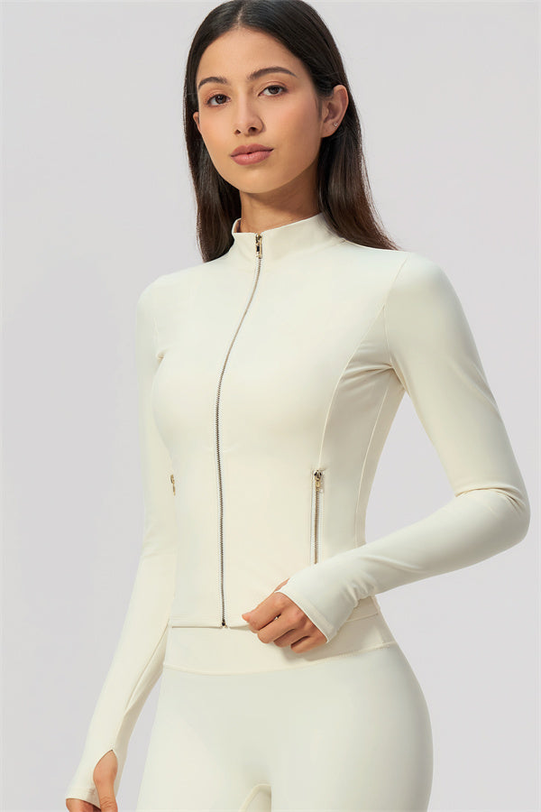 The Twirl Daring Jacket Sports Bra Leggings 3-Piece Set