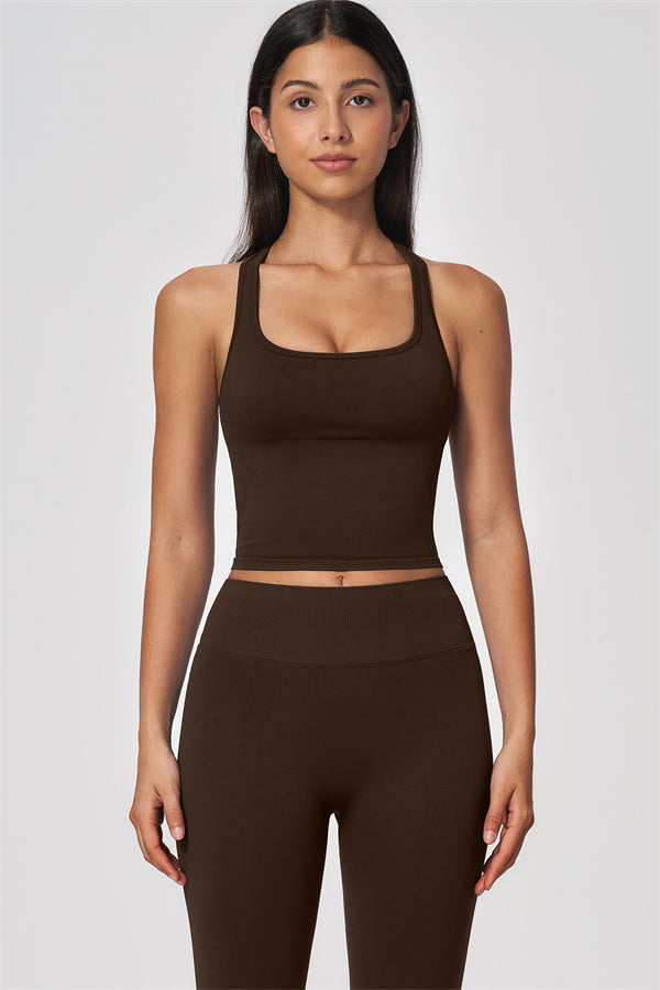 The Wanderlust Tank Top Flared Leggings 2-Piece Set