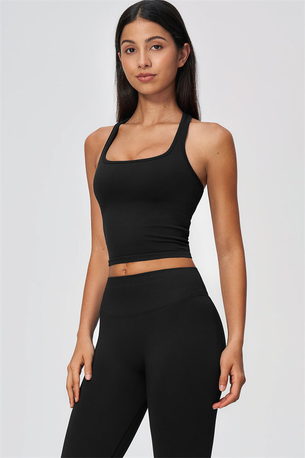 The Wanderlust Tank Top Flared Leggings 2-Piece Set