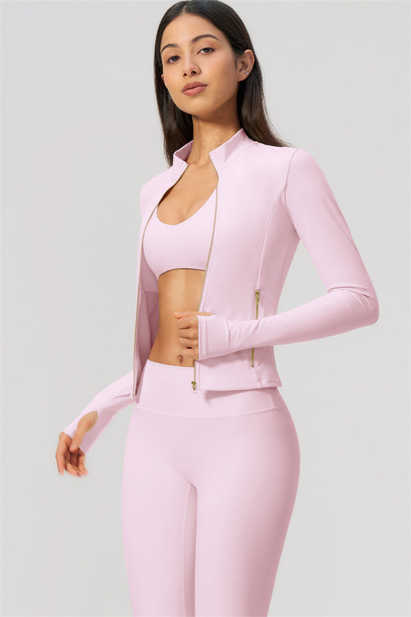 The Twirl Daring Jacket Sports Bra Leggings 3-Piece Set