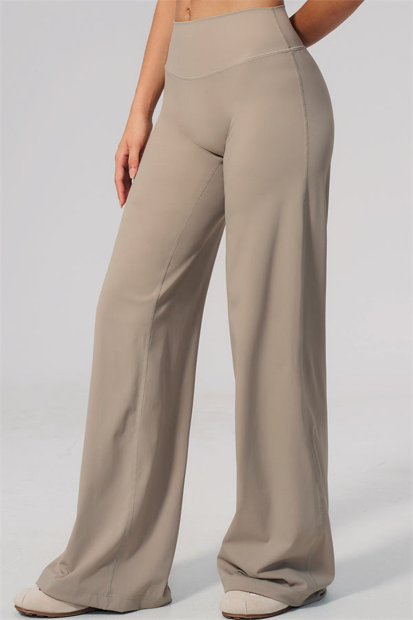 The Twirl Wide Strap Halter Crop Top Straight Leg Pants 2-Piece Set