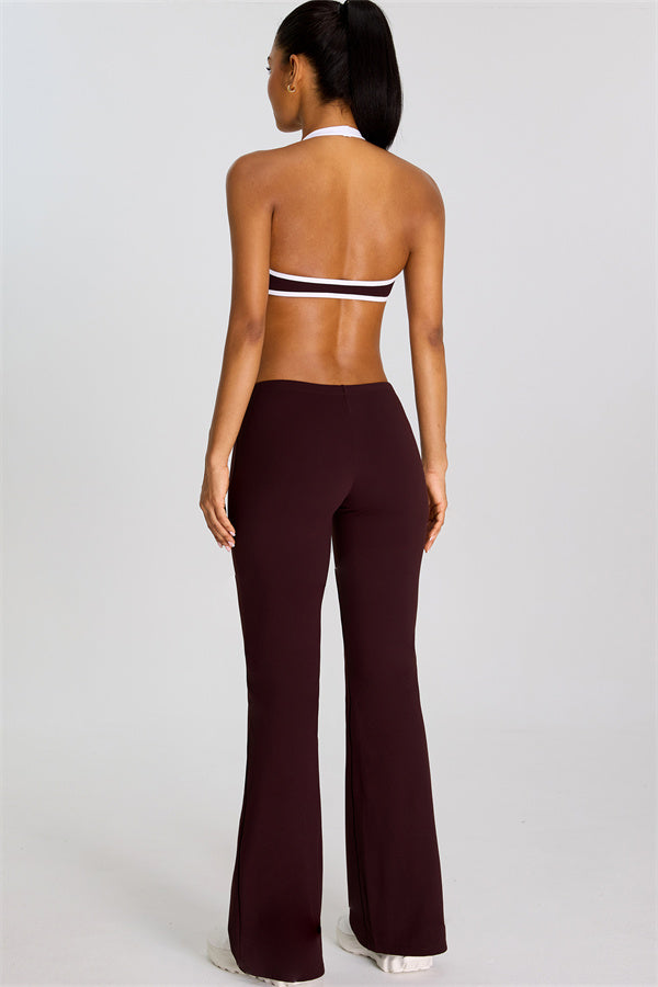 The Mode Sports Bra Flared Leggings 2-Piece Set