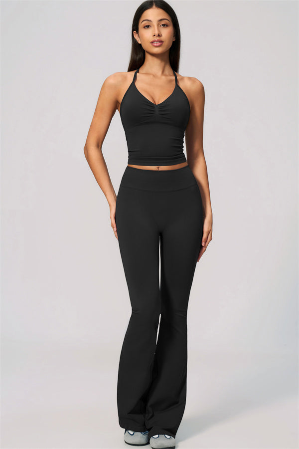 The Velvetine Flared Leggings
