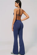 The Velvetine Sports Bra Flared Leggings 2-Piece Set