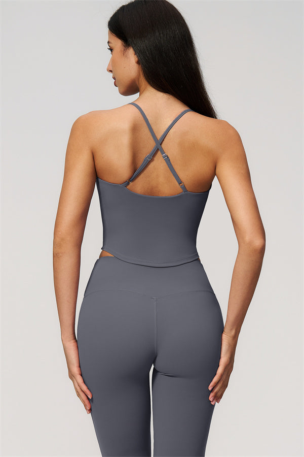 The Zura Tank Top Capri Leggings 2-Piece Set