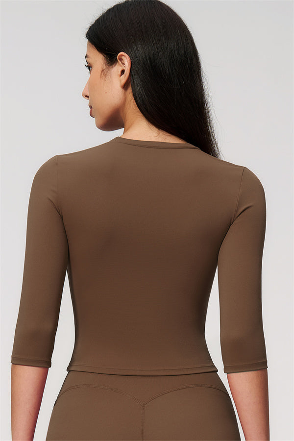 The Natalia Half-Sleeve Top Shorts 2-Piece Set