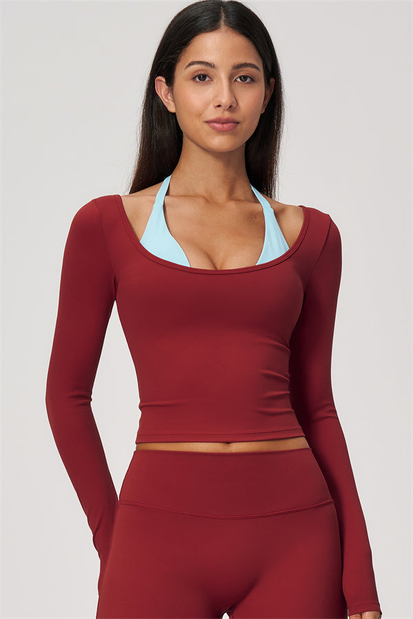 The Cascade Long Sleeve T-shirt Straight Leg Pants 2-Piece Set