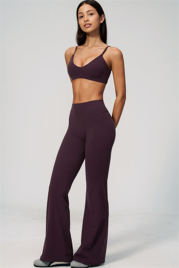 The Zura Sports Bra Flared Leggings 2-Piece Set
