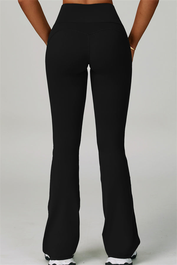 The Bold Halter Sports Bra Flared Leggings 2-Piece Set