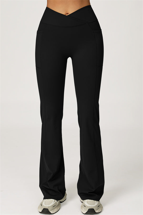 The Glacier Crop Tank Flared Leggings 2-Piece Set