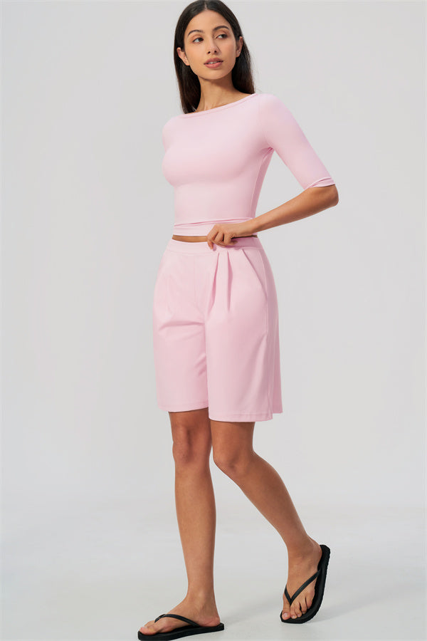 The Flow Motion Half-Sleeve T-Shirt Shorts 2-Piece Set