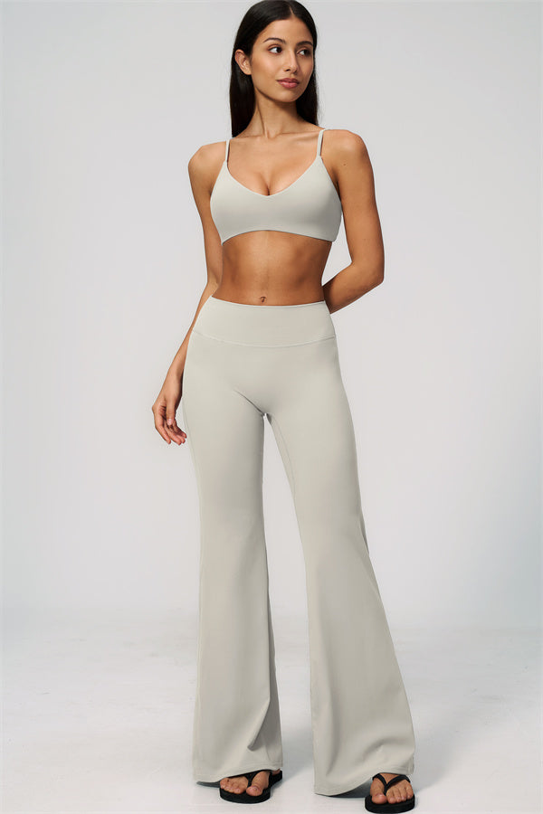 The Zura Sports Bra Flared Leggings 2-Piece Set