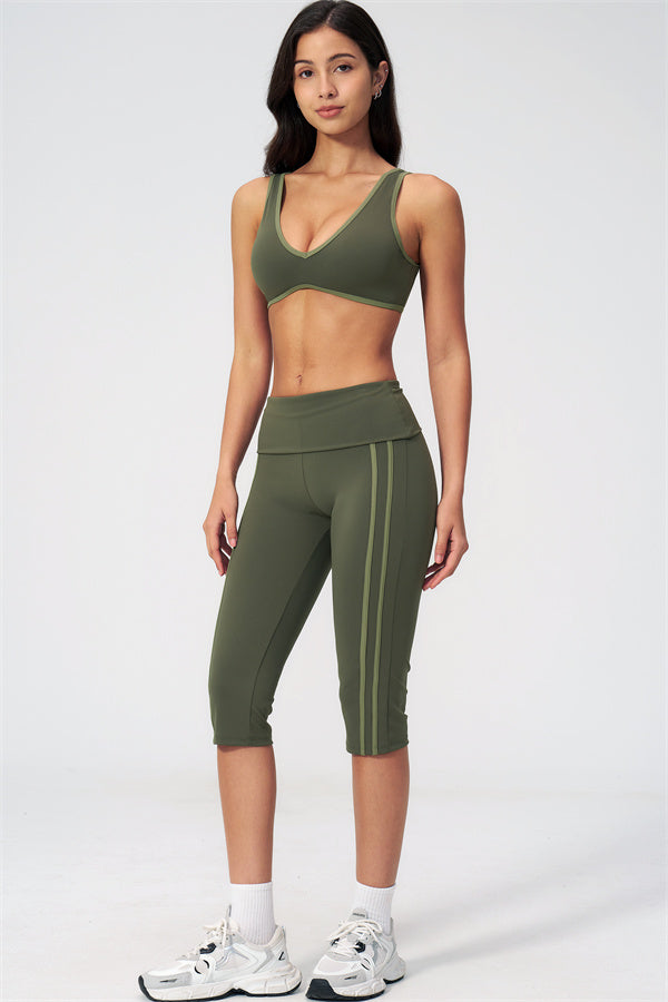 The Evoke Sports Bra Capri Leggings 2-Piece Set