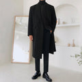 Men's British Style Woolen Coat - Thickened Winter Jacket