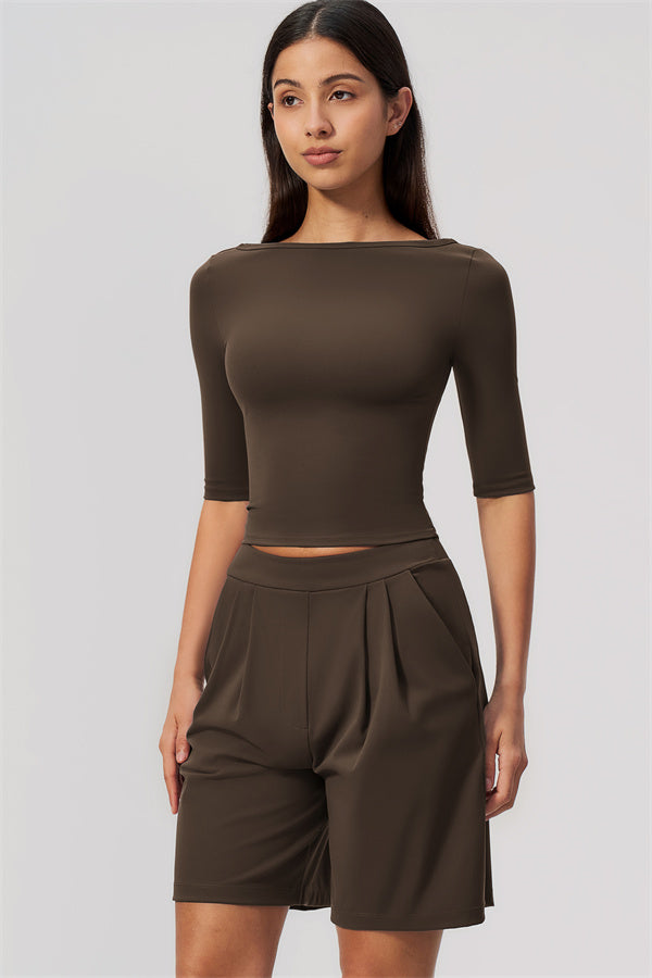 The Flow Motion Half-Sleeve T-Shirt Shorts 2-Piece Set