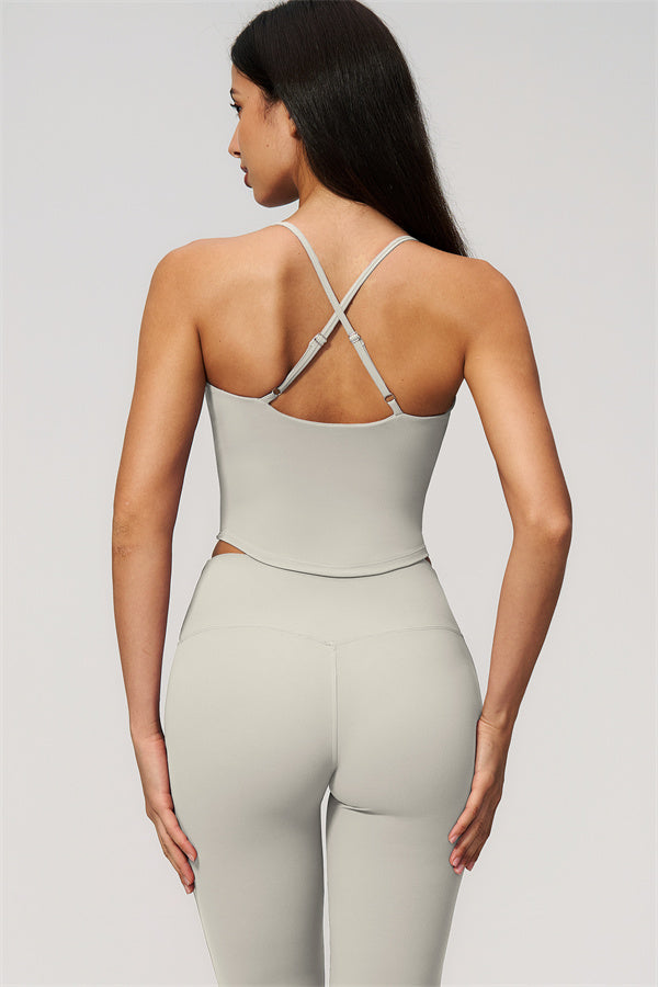 The Zura Tank Top Capri Leggings 2-Piece Set