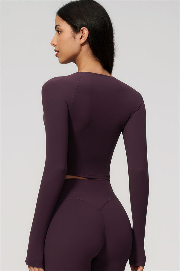 The Lox Long Sleeve Crop top Leggings 2-Piece Set