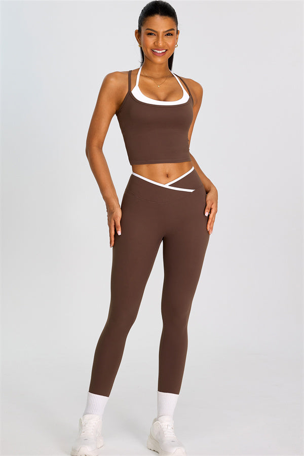 The Dwell Crop Top Leggings 2-Piece Set
