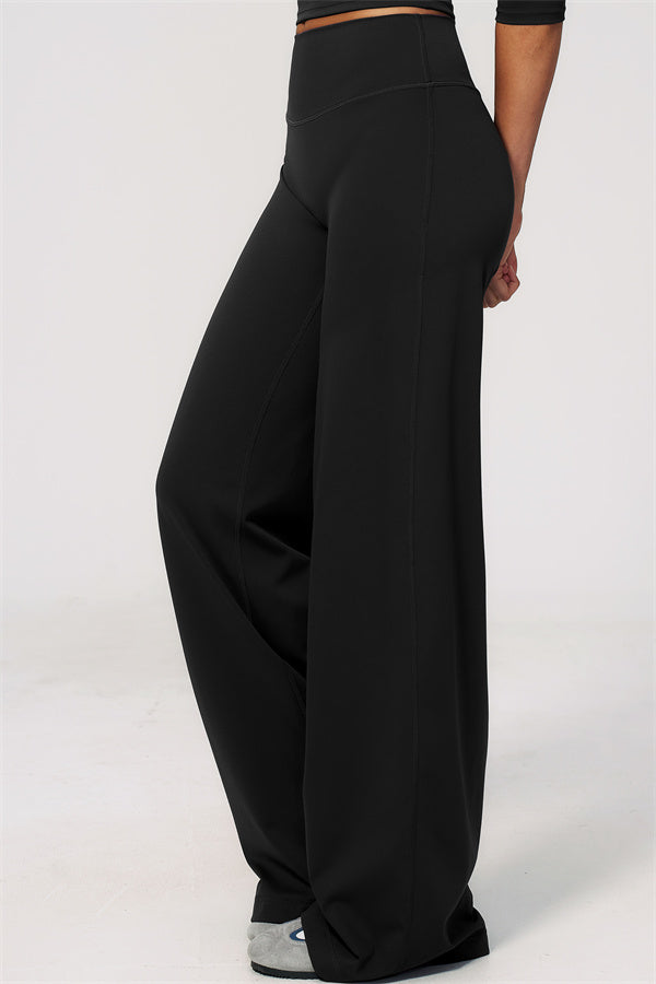 The Natalia Half-Sleeve Top Straight Leg Pants 2-Piece Set