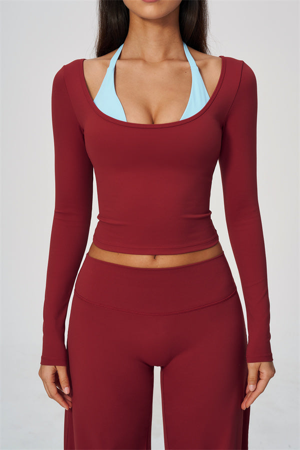 The Cascade Long Sleeve T-shirt Straight Leg Pants 2-Piece Set