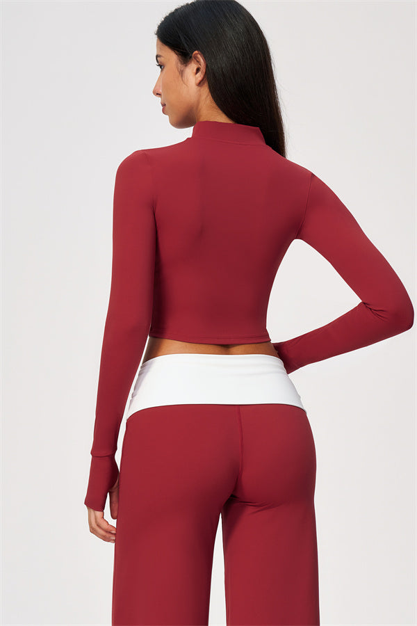 The Joyous Jacket Sports Bra Straight Leg Pants 3-Piece Set