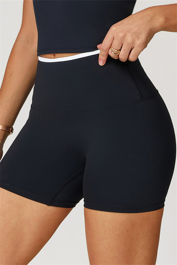 The Quest Cross Back Crop Top Shorts 2-Piece Set