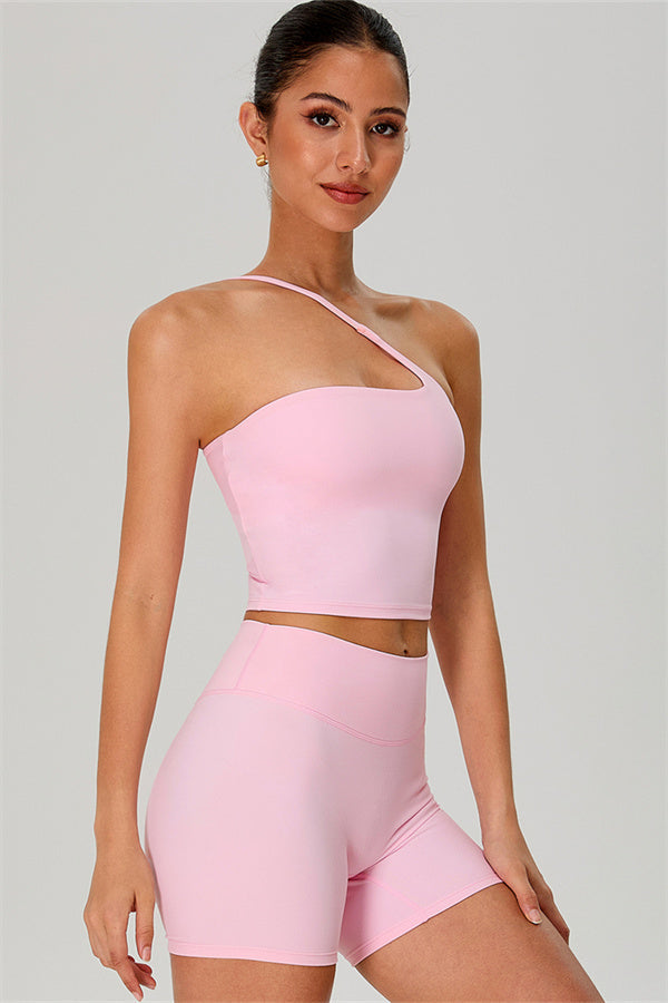 The Jewel One-Shoulder Crop Top