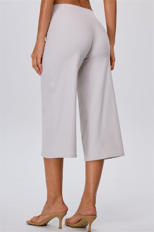 The Energize Double Strap Tank Top Wide Leg Crop 2-Piece Set