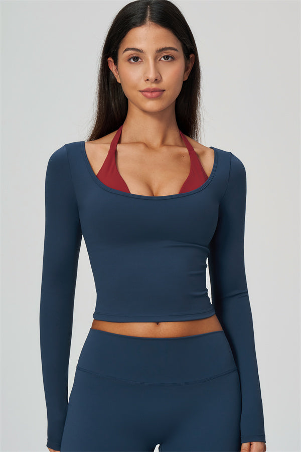 The Cascade Long Sleeve T-shirt Straight Leg Pants 2-Piece Set