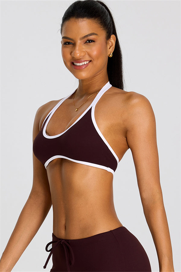 The Mode Sports Bra Flared Leggings 2-Piece Set