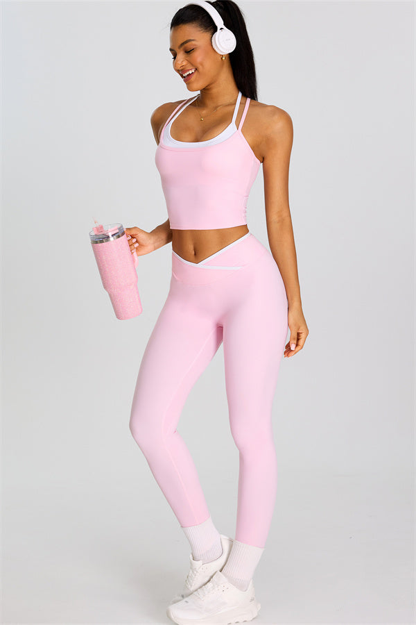 The Dwell Crop Top Leggings 2-Piece Set